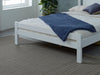 Rest Relax Grace Glory White Wooden Bed Frame