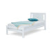 Rest Relax Grace Glory Solo White Wooden Single Bed Frame