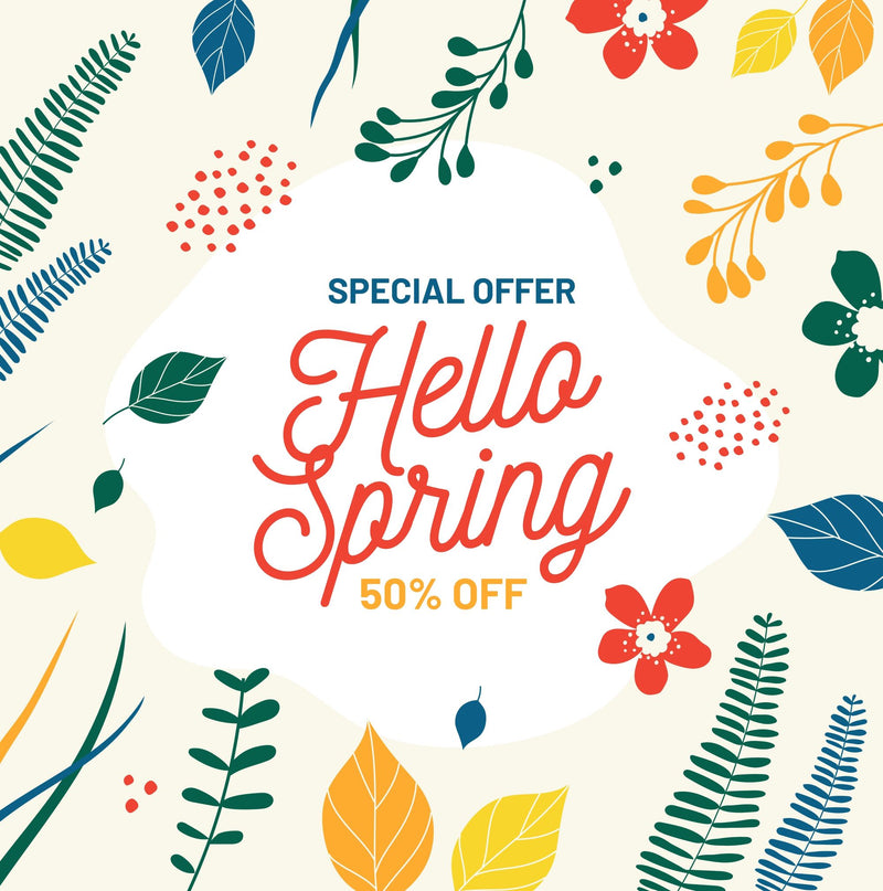 Rest Relax spring sale banner