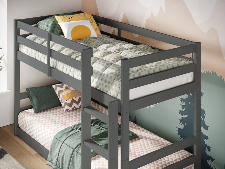 Flair FurnishingsFlair Shasha Low Shorty Bunk Bed Grey - Rest Relax