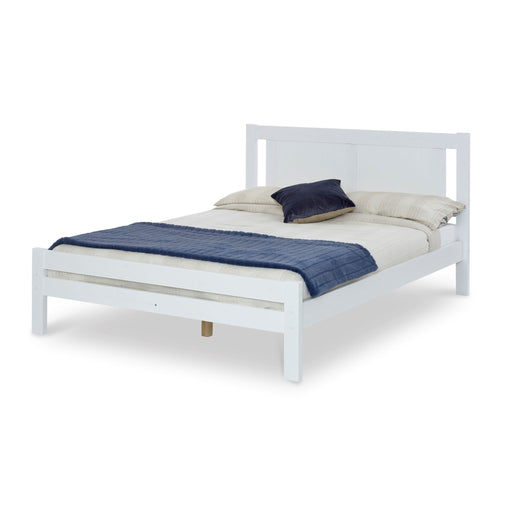 Furniture HausGrace White Wooden Bed Frame - Rest Relax
