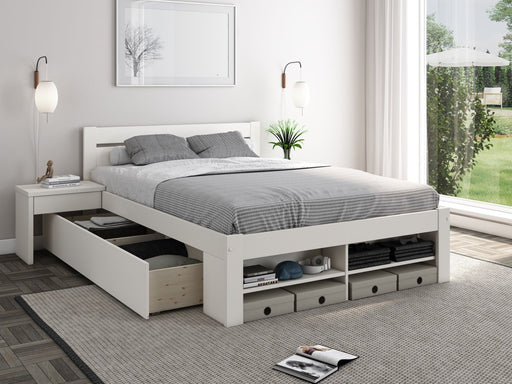 NoomiNoomi Pradis Storage Bed White (FSC-Certified) - Rest Relax