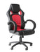 Alphason Daytona Faux Leather Chair in Black and Red Alphason