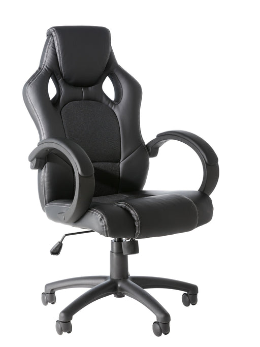 Alphason Daytona Faux Leather Chair in Black Alphason