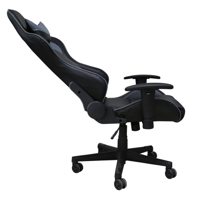 Alphason Senna Faux Leather Black Grey Chair Alphason