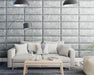 AspireAspire EasyMount Wall Mounted Upholstered Panels, Modular DIY Headboard in Distressed Velvet Fabric - Platinum - Rest Relax