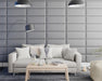 AspireAspire EasyMount Wall Mounted Upholstered Panels, Modular DIY Headboard in Eire Linen Fabric - Grey - Rest Relax