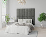 AspireAspire EasyMount Wall Mounted Upholstered Panels, Modular DIY Headboard in Kimiyo Linen Fabric - Granite - Rest Relax