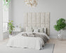 AspireAspire EasyMount Wall Mounted Upholstered Panels, Modular DIY Headboard in Mirazzi Velvet Fabric - Pearl - Rest Relax