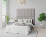 AspireAspire EasyMount Wall Mounted Upholstered Panels, Modular DIY Headboard in Plush Velvet Fabric - Silver - Rest Relax