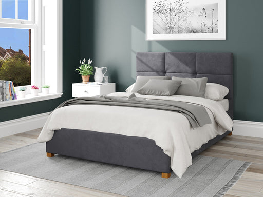 Aspire Caine Fabric Ottoman Bed - Front view.