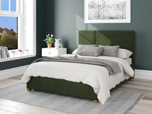 garland-fabric-ottoman-bed-plush-velvet-fabric-forest-green