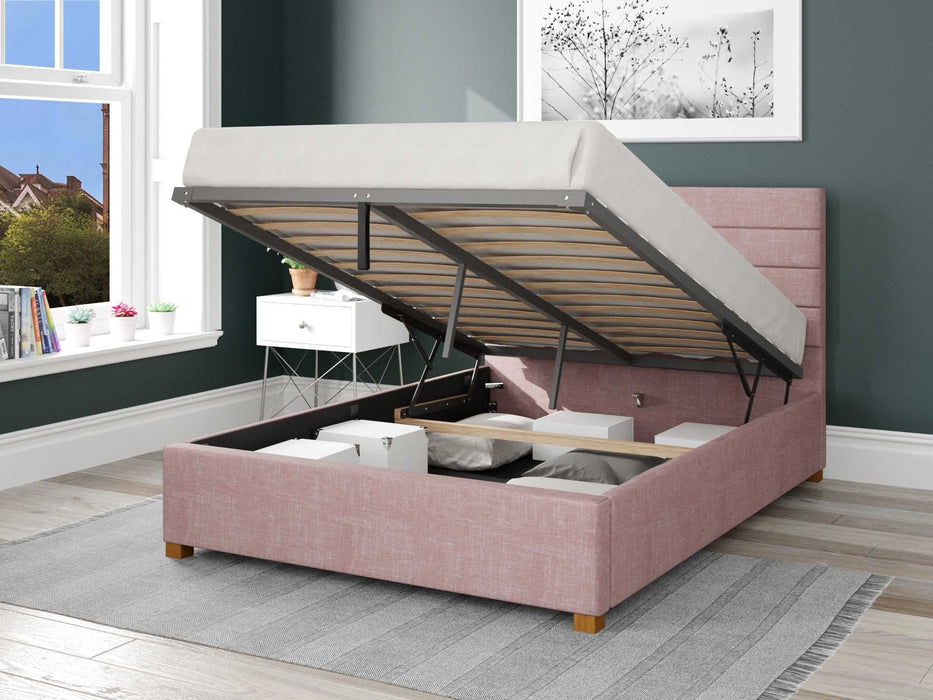Aspire Furniture Kelly Fabric Ottoman Bed