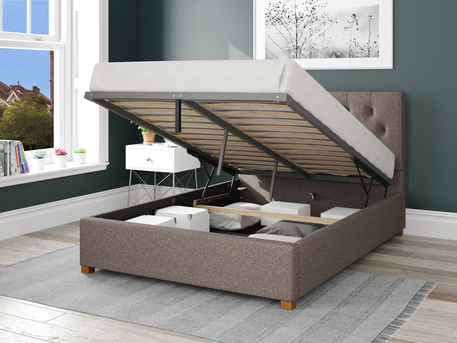 Aspire Furniture Olivier Fabric Ottoman Bed