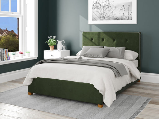presley-fabric-ottoman-bed-plush-velvet-fabric-forest-green