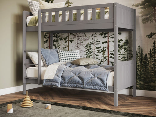 Flair FurnishingsFlair Bea Shorty Size (75cm x 175cm) Bunk Bed Frame Grey - Rest Relax