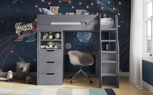 Flair FurnishingsFlair Cosmic Storage Sleeper Bed with Wardrobe Grey - Rest Relax