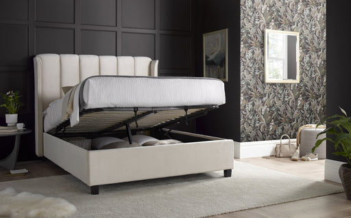 Furniture HausAimee Warmstone Velvet Ottoman Bed - Rest Relax