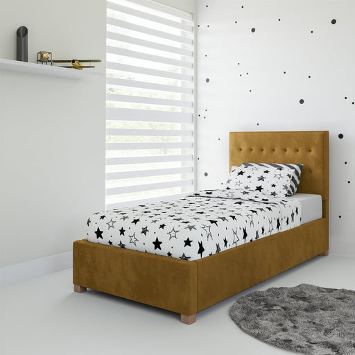 amelia-fabric-ottoman-bed-plush-velvet-fabric-ochre