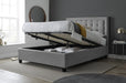 Furniture HausBarcelona Grey Fabric Ottoman Bed - Rest Relax