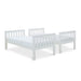 Furniture HausCarrie White Wooden Bunk Single 3ft Bed - Rest Relax