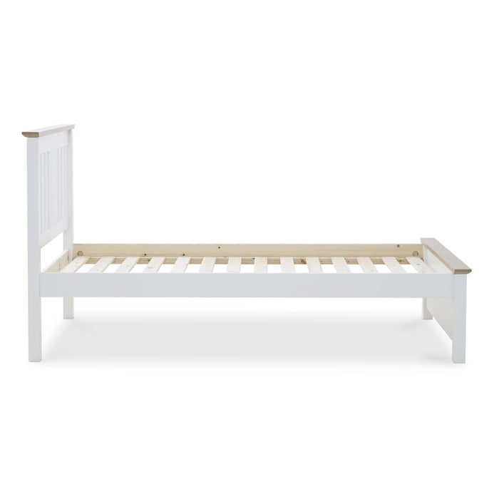 Furniture HausCharlie White Wooden Bed Single 3ft - Rest Relax