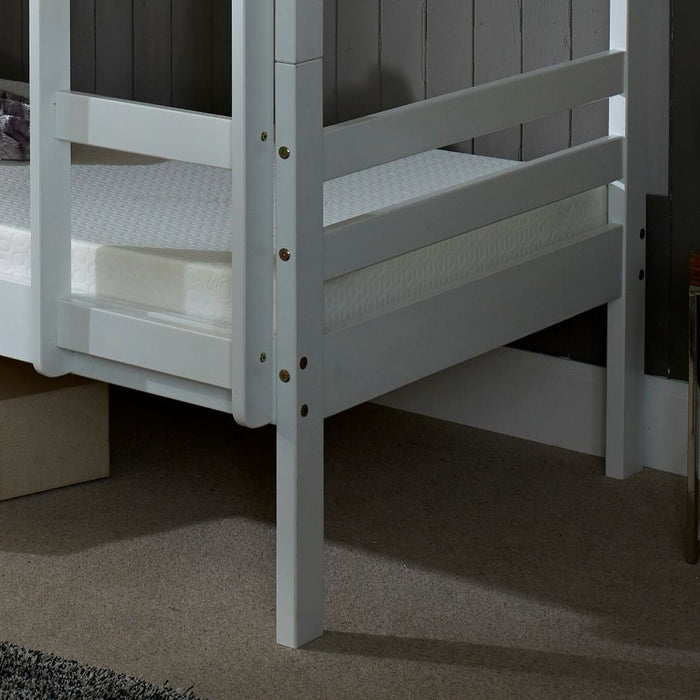 Devon White Wooden Bunk Bed