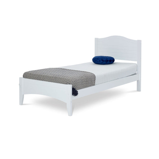 Furniture HausLaurel Solo White Wooden Single Bed - Rest Relax