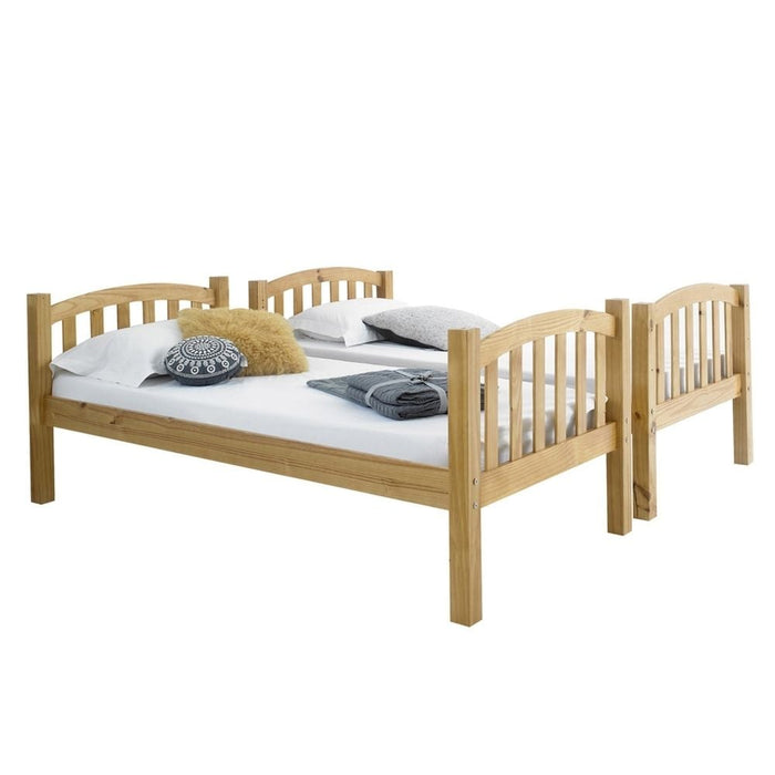 Melissa Pine Wooden Bunk Single Bed