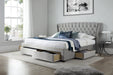 Furniture HausNewport Grey Velvet 4 Drawer Storage Bed - Rest Relax