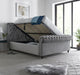 Furniture HausOsborne Grey Velvet Chesterfield Ottoman Bed - Rest Relax