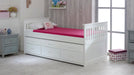 Furniture HausPhoenix Captains White Wooden Guest Single Bed - Rest Relax