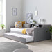 Furniture HausTrent Grey Wooden Guest Single Bed - Rest Relax