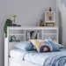 Furniture HausVienna White Wooden Guest Single Bed - Rest Relax