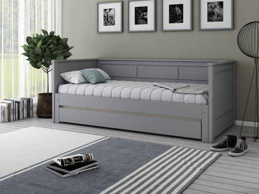 NoomiNoomi Erika Solid Wood Guest Bed Grey (FSC-Certified) - Rest Relax