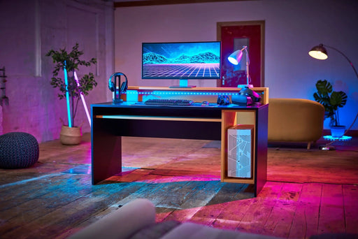 Rest RelaxRest Relax Avatar Gaming Desk with LED Lights - Rest Relax